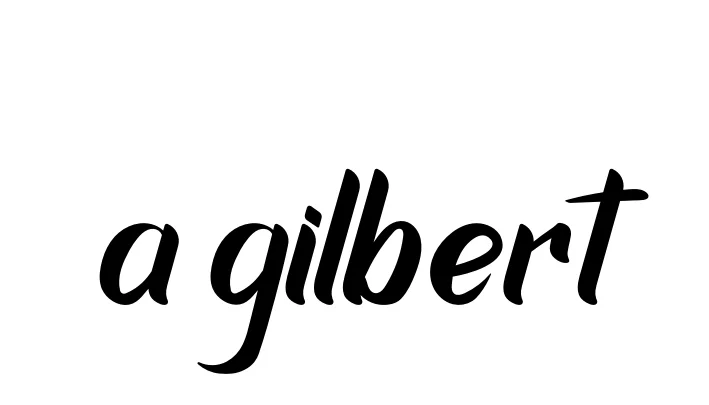 Handwritten Signature for A-gilbert - Style 153 Online
