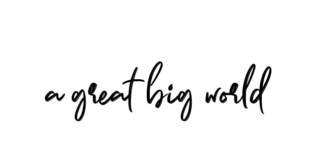 Handwritten Signature for A-great-big-world - Style 141 Online