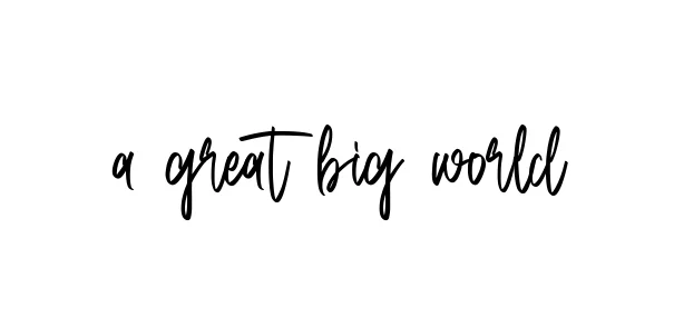 Handwritten Signature for A-great-big-world - Style 143 Online