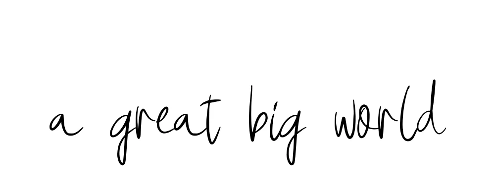 Handwritten Signature for A-great-big-world - Style 146 Online