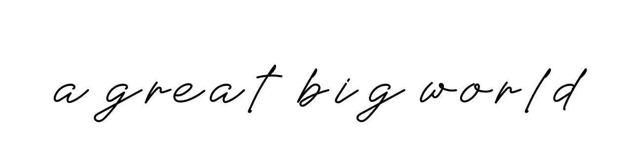 Handwritten Signature for A-great-big-world - Style 152 Online