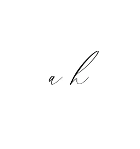 Handwritten Signature for A-h - Style 134 Online