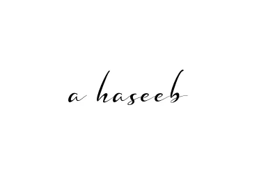 Handwritten Signature for A-haseeb - Style 132 Online