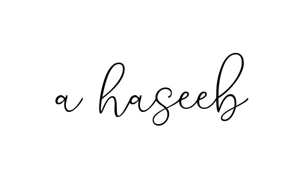 Handwritten Signature for A-haseeb - Style 147 Online