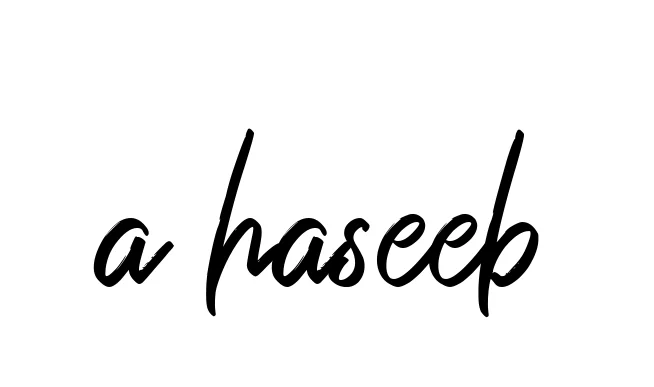 Handwritten Signature for A-haseeb - Style 149 Online