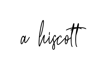Handwritten Signature for A-hiscott - Style 154 Online