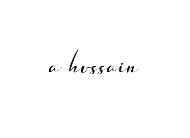 Handwritten Signature for A-hussain - Style 132 Online