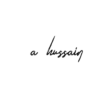Handwritten Signature for A-hussain - Style 133 Online