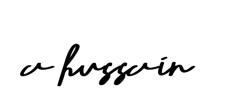 Handwritten Signature for A-hussain - Style 135 Online