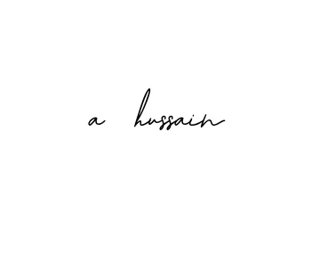 Handwritten Signature for A-hussain - Style 139 Online