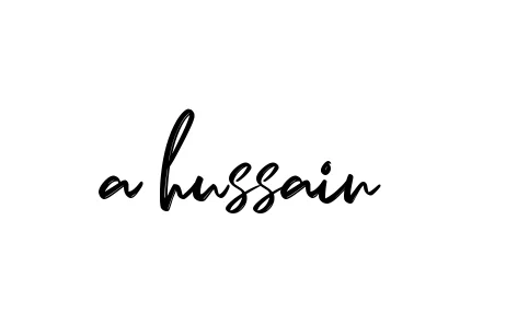 Handwritten Signature for A-hussain - Style 141 Online