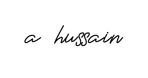 Handwritten Signature for A-hussain - Style 150 Online
