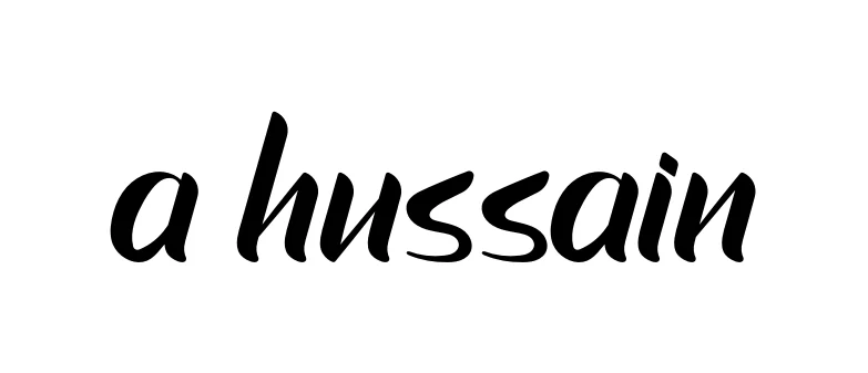 Handwritten Signature for A-hussain - Style 153 Online