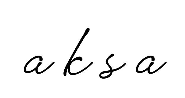 Handwritten Signature for A-k-s-a - Style 151 Online