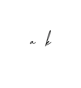 Handwritten Signature for A-k - Style 139 Online