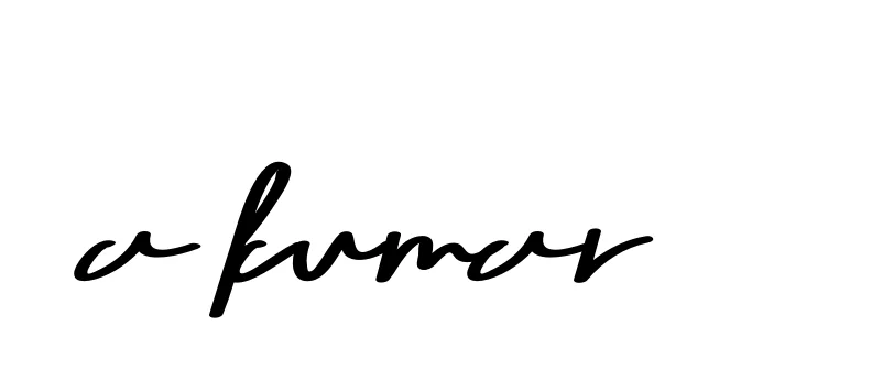 Handwritten Signature for A-kumar- - Style 135 Online