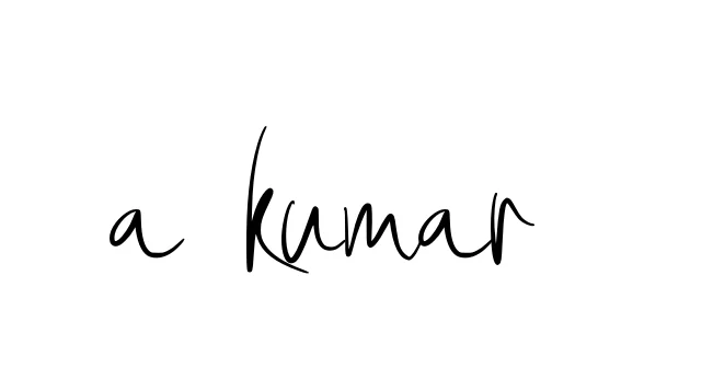 Handwritten Signature for A-kumar- - Style 146 Online