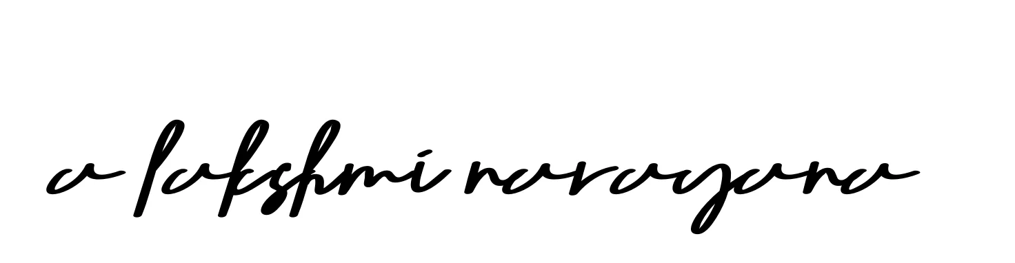 Handwritten Signature for A-lakshmi-narayana - Style 135 Online