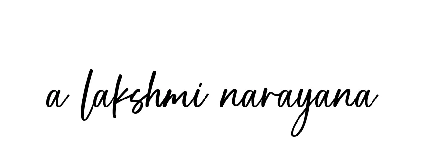 Handwritten Signature for A-lakshmi-narayana - Style 142 Online