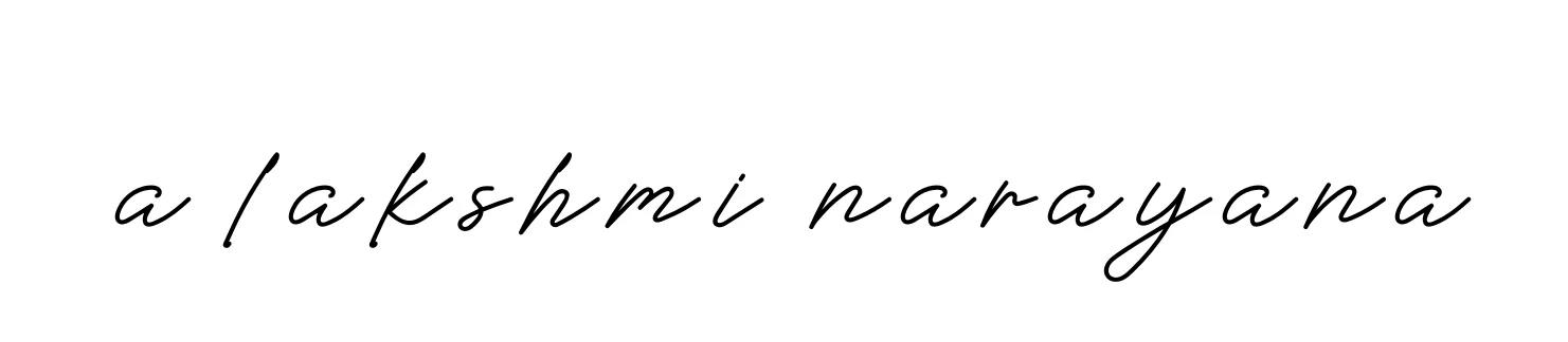 Handwritten Signature for A-lakshmi-narayana - Style 152 Online