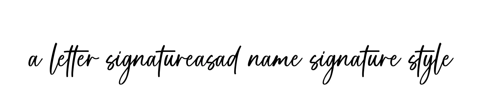 Handwritten Signature for A-letter-signatureasad-name-signature-style - Style 142 Online