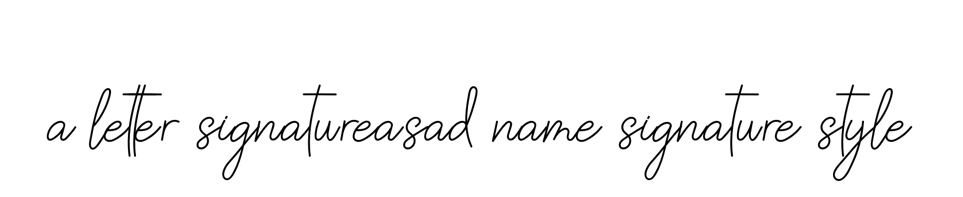 Handwritten Signature for A-letter-signatureasad-name-signature-style - Style 145 Online