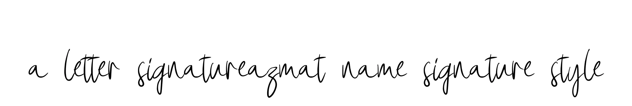 Handwritten Signature for A-letter-signatureazmat-name-signature-style - Style 146 Online