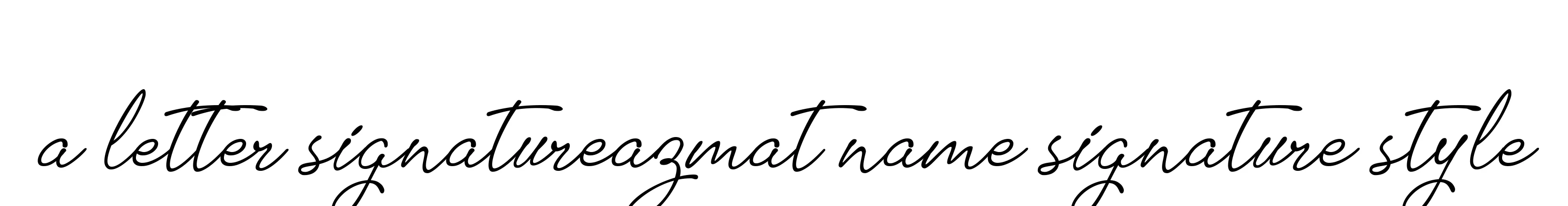 Handwritten Signature for A-letter-signatureazmat-name-signature-style - Style 151 Online