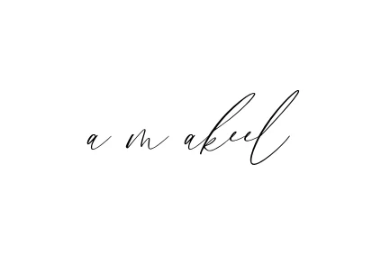 Handwritten Signature for A-m-akeel - Style 134 Online