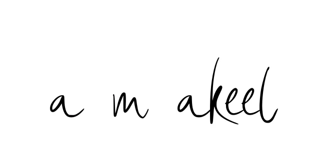 Handwritten Signature for A-m-akeel - Style 146 Online