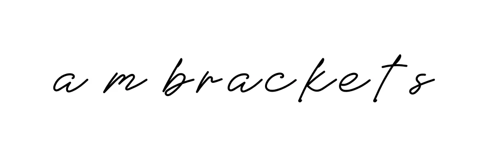 Handwritten Signature for A-m-brackets - Style 152 Online