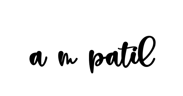 Handwritten Signature for A-m-patil - Style 136 Online