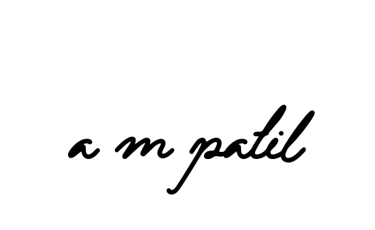 Handwritten Signature for A-m-patil - Style 137 Online