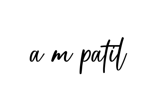 Handwritten Signature for A-m-patil - Style 142 Online
