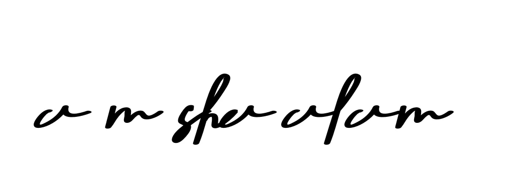 Handwritten Signature for A-m-sha-alam - Style 135 Online