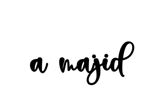 Handwritten Signature for A-majid - Style 136 Online