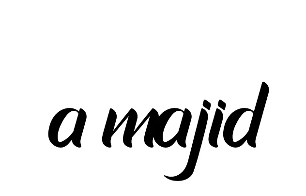Handwritten Signature for A-majid - Style 153 Online
