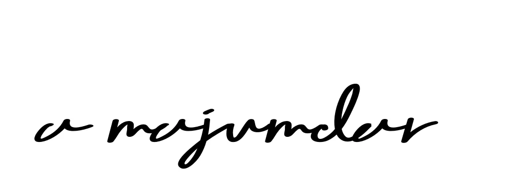 Handwritten Signature for A-majumdar - Style 135 Online