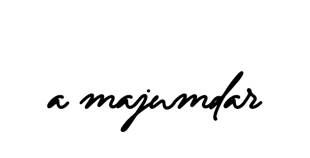 Handwritten Signature for A-majumdar - Style 137 Online