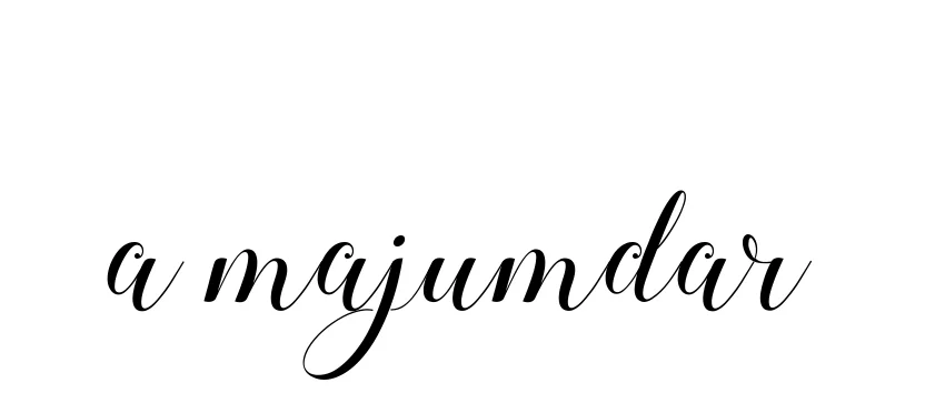Handwritten Signature for A-majumdar - Style 144 Online