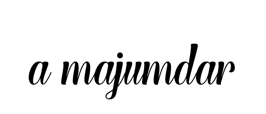 Handwritten Signature for A-majumdar - Style 148 Online