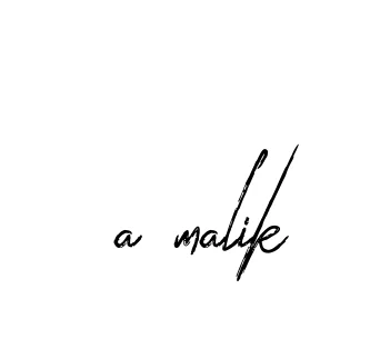 Handwritten Signature for A-malik - Style 133 Online