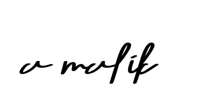 Handwritten Signature for A-malik - Style 135 Online