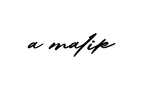 Handwritten Signature for A-malik - Style 140 Online