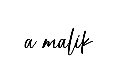 Handwritten Signature for A-malik - Style 142 Online