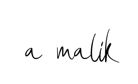 Handwritten Signature for A-malik - Style 146 Online