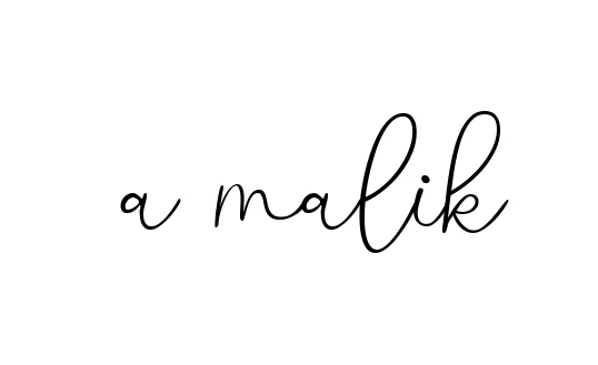 Handwritten Signature for A-malik - Style 147 Online