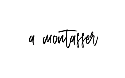 Handwritten Signature for A-montasser - Style 143 Online