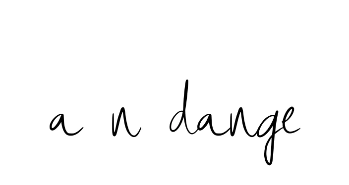 Handwritten Signature for A-n-dange - Style 146 Online