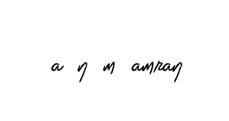 Handwritten Signature for A-n-m-amran - Style 133 Online